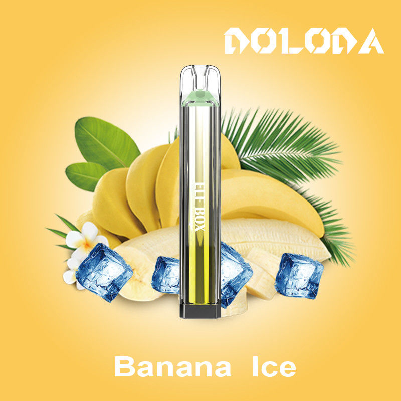 600 Puffs Strawberry Banana E Cigarettes Vape Pen 2ML Capacity Disposable Vape Pens